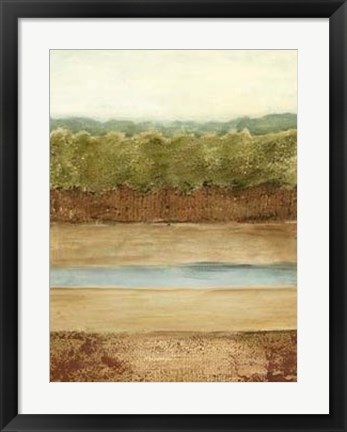 Framed Golden Meadow II Print