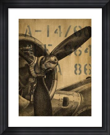 Framed Transcontinental I Print