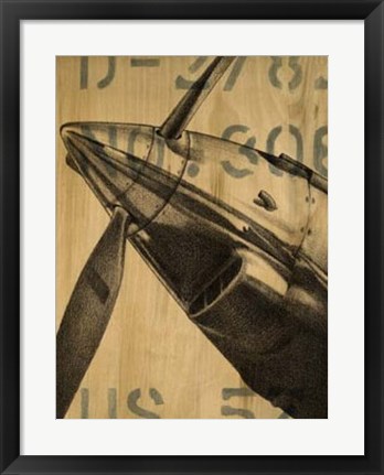 Framed Transcontinental II Print
