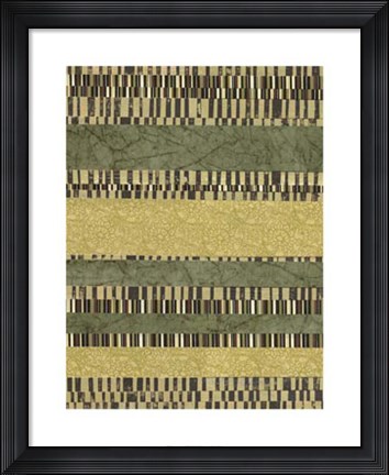 Framed Linear Layers II Print