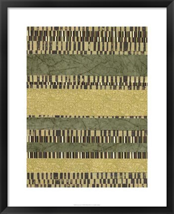 Framed Linear Layers II Print