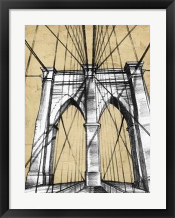 Framed Modern Engineering I Print