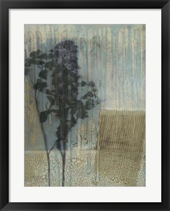 Framed Weathered Floral I Print