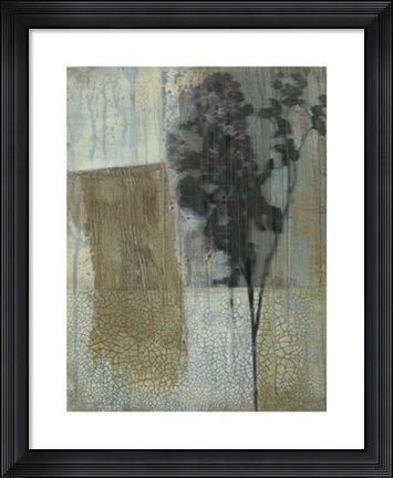 Framed Weathered Floral II Print