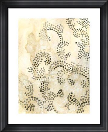 Framed Antique Mosaic I Print