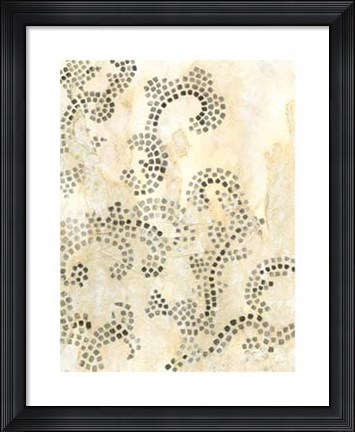 Framed Antique Mosaic II Print