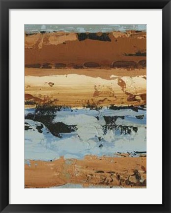 Framed Linear Composition II Print