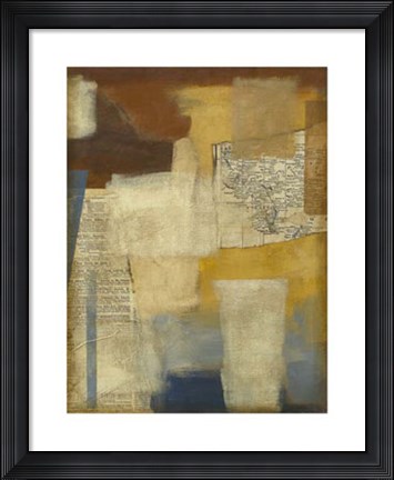 Framed London News II Print