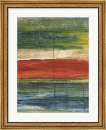 Framed Vibrant Abstract II Print