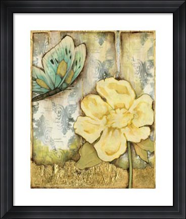 Framed Garden Metamorphosis I Print