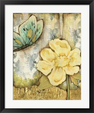 Framed Garden Metamorphosis I Print