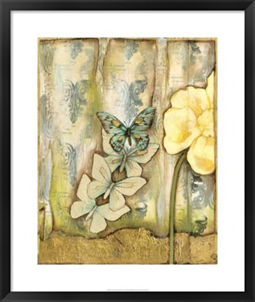 Framed Garden Metamorphosis II Print