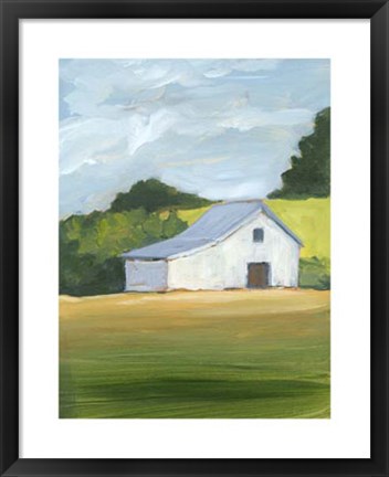 Framed Rural Landscape I Print