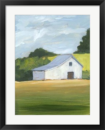 Framed Rural Landscape I Print