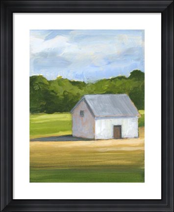 Framed Rural Landscape II Print