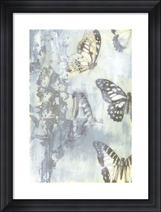 Framed Flutter II Print