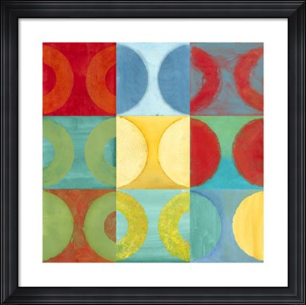 Framed Round About I Print