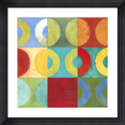 Framed Round About II Print