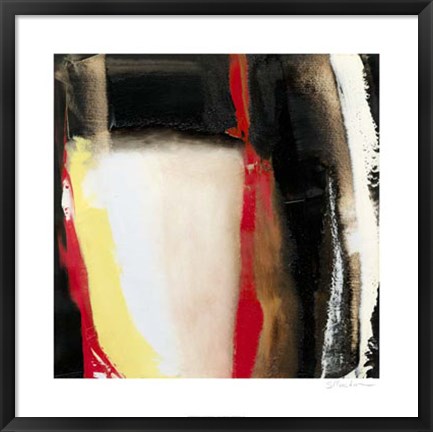 Framed Red Moves In II Print