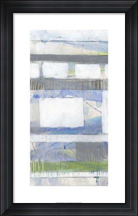 Framed Fluid Neutrals I Print