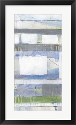 Framed Fluid Neutrals I Print