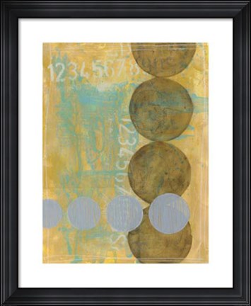 Framed Circles in Circles I Print