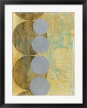 Framed Circles in Circles II Print