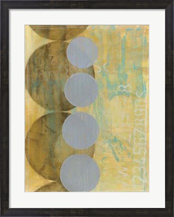 Framed Circles in Circles II Print