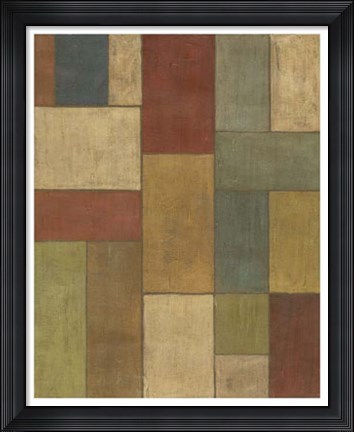 Framed Tiled Abstract II Print