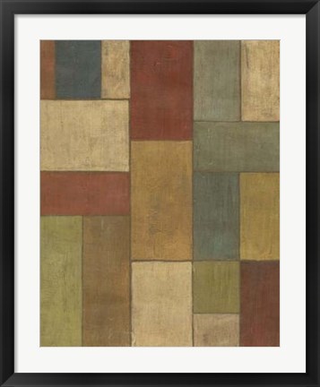 Framed Tiled Abstract II Print