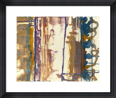 Framed Fluid Connection II Print