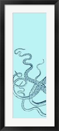 Framed Octopus Triptych I Print