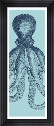 Framed Octopus Triptych II Print
