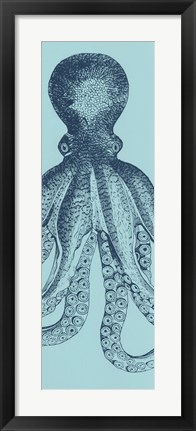 Framed Octopus Triptych II Print