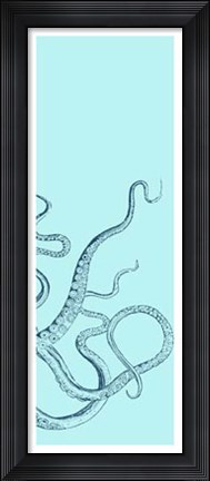 Framed Octopus Triptych III Print
