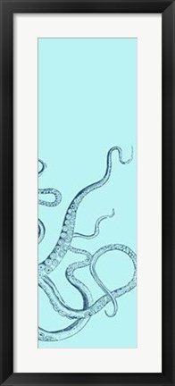 Framed Octopus Triptych III Print