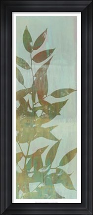 Framed Leaf Overlay I Print