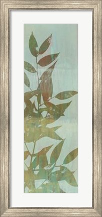 Framed Leaf Overlay I Print
