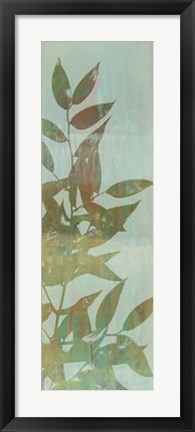 Framed Leaf Overlay I Print