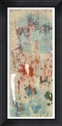 Framed Layers Of Paint I Print