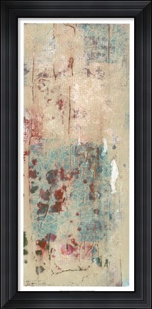 Framed Layers Of Paint II Print
