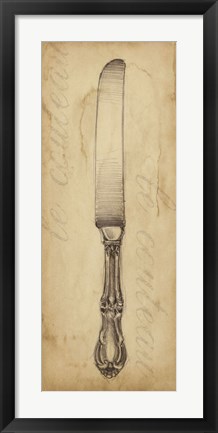 Framed Antique Knife Print