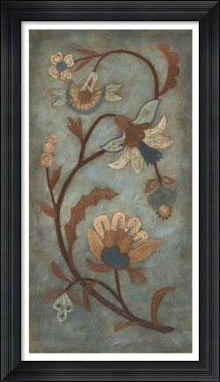 Framed Embroidery Panel I Print