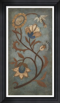 Framed Embroidery Panel II Print