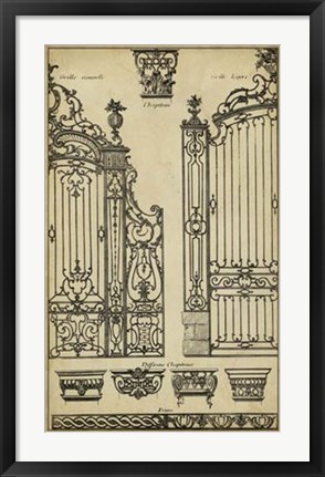 Framed Vintage Gate II Print