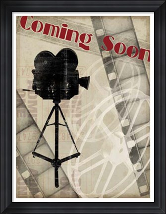 Framed Coming Soon Print