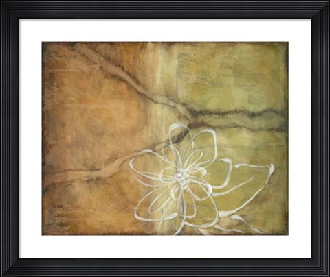 Framed Magnolia Silhouette I Print
