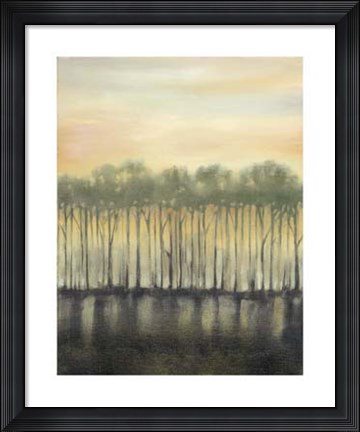Framed Dusk in Spring Print