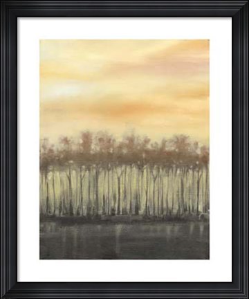 Framed Dusk in Autumn Print