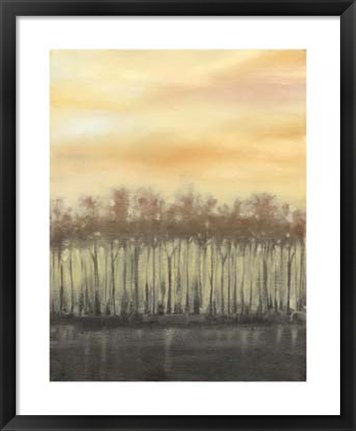 Framed Dusk in Autumn Print